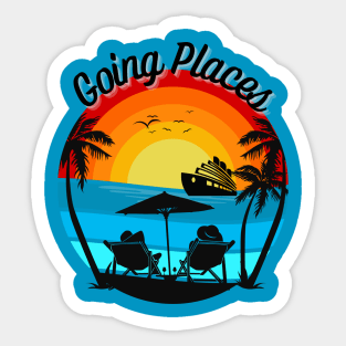 Going Places tshirt Sticker